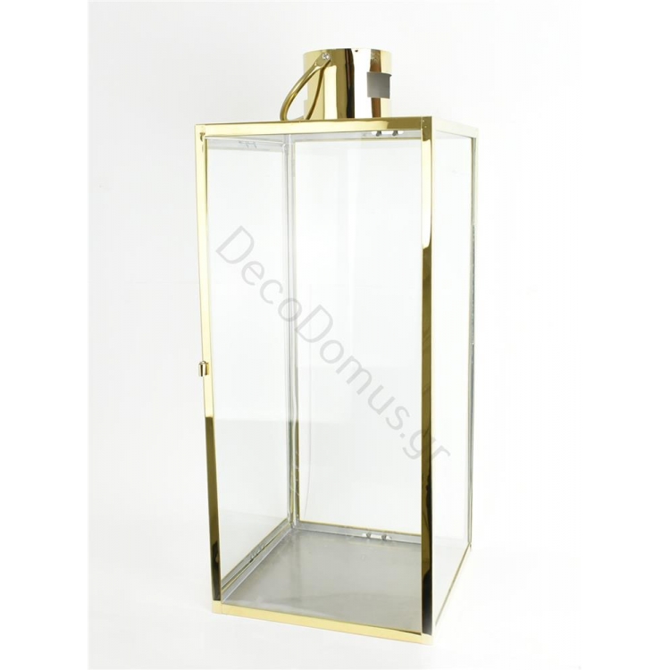 ΦΑΝΑΡΙ ΧΡΥΣΟ ΜΕΓΑΛΟ Μέταλλο 28x28xh80