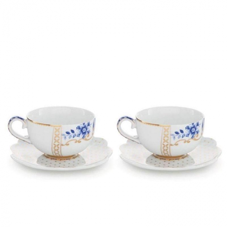 ΦΛΥΤΖΑΝΙ ΕΣΠΡΕΣΣΟ ROYAL WHITE 125 ML ΣΕ 2 ΤΜΧ Πορσελάνη Φ8x10.5xh6