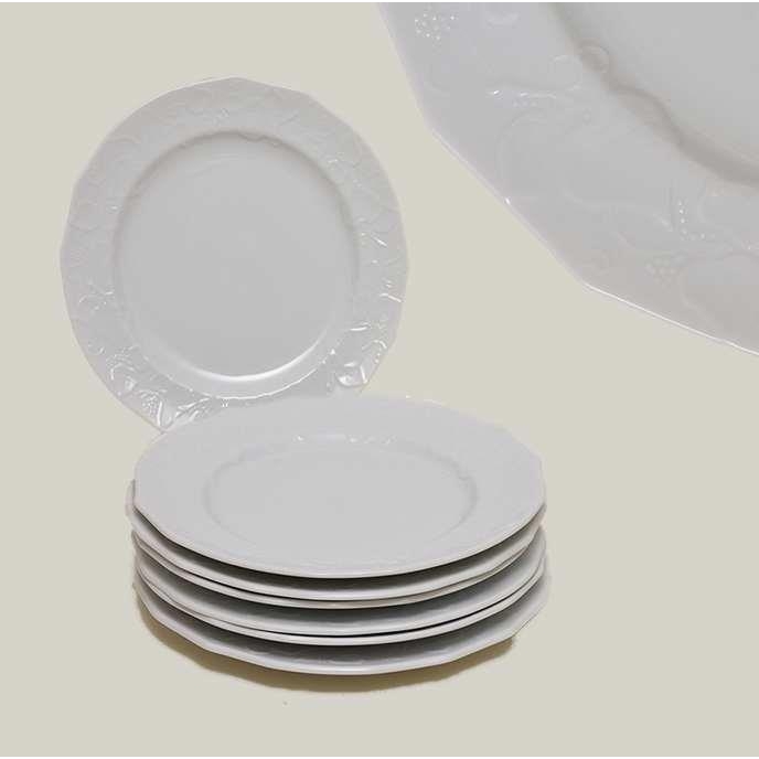 ΠΙΑΤΟ ΦΡΟΥΤΟΥ ΙΑΝΘΟΣ ΣΕΤ 6 ΤΜΧ Πορσελάνη