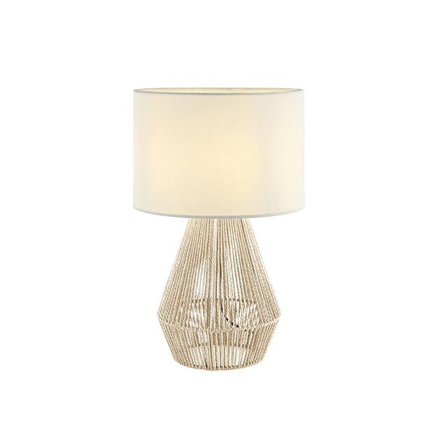 ΕΠΙΤΡΑΠΕΖΙΟ ΦΩΤΙΣΤΙΚΟ ΑΠΟ ΡΑΤΑΝ ΣΕ ΦΥΣΙΚΟ ΧΡΩΜΑ ΜΕ ΜΠΕΖ ΚΑΠΕΛΟ Μέταλλο Φ0.30*Υ0.50