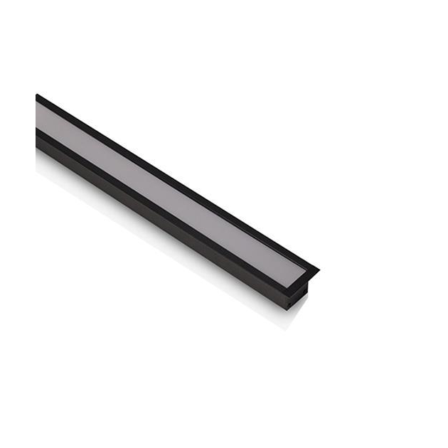 ΠΡΟΦΙΛ ΑΛΟΥΜΙΝΙΟΥ ΧΩΝΕΥΤΟ ΜΑΥΡΟ ΓΙΑ ΓΡΑΜΜΙΚΟ ΦΩΤΙΣΜΟ ΜΕ DALI DRIVER ΜΕ 5 ΧΡΟΝΙΑ ΕΓΓΥΗΣΗ Αλουμίνιο 58x4.79xh4