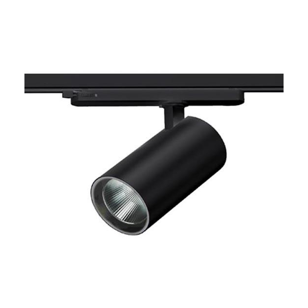 ΣΠΟΤ ΡΑΓΑΣ ΤΡΙΦΑΣΙΚΟ LED 20W ΜΑΥΡΟ 3000k Αλουμίνιο Φ0.07*Υ0.135