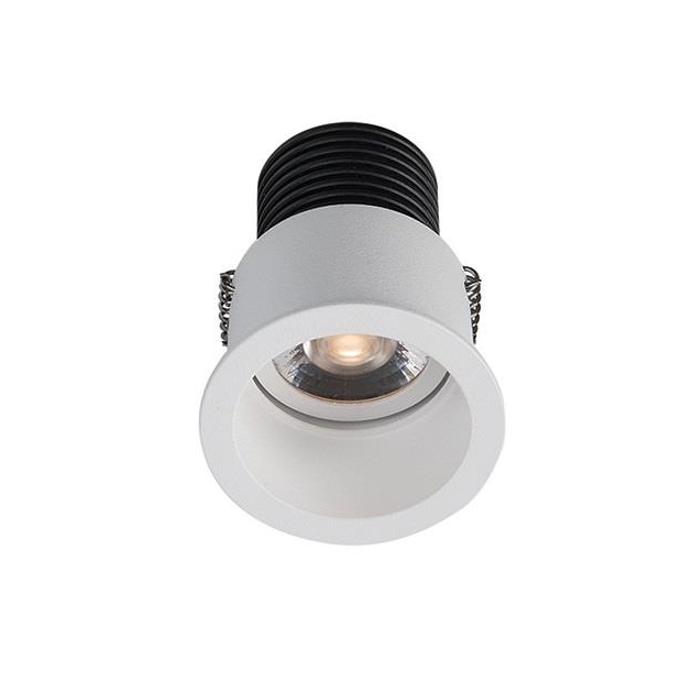 ΚΙΝΗΤΟ ΣΠΟΤ ΧΩΝΕΥΤΟ ΛΕΥΚΟ Αλουμίνιο Φ5xh8.7