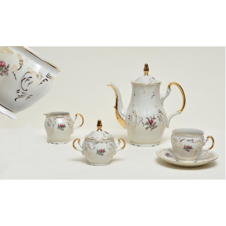 ΣΕΤ ΤΣΑΓΙΟΥ 9 ΤΜΧ BERNADOTTE IVOIR A18 ΠΟΡΣΕΛΑΝΗ ΤΣΕΧΙΑΣ Πορσελάνη