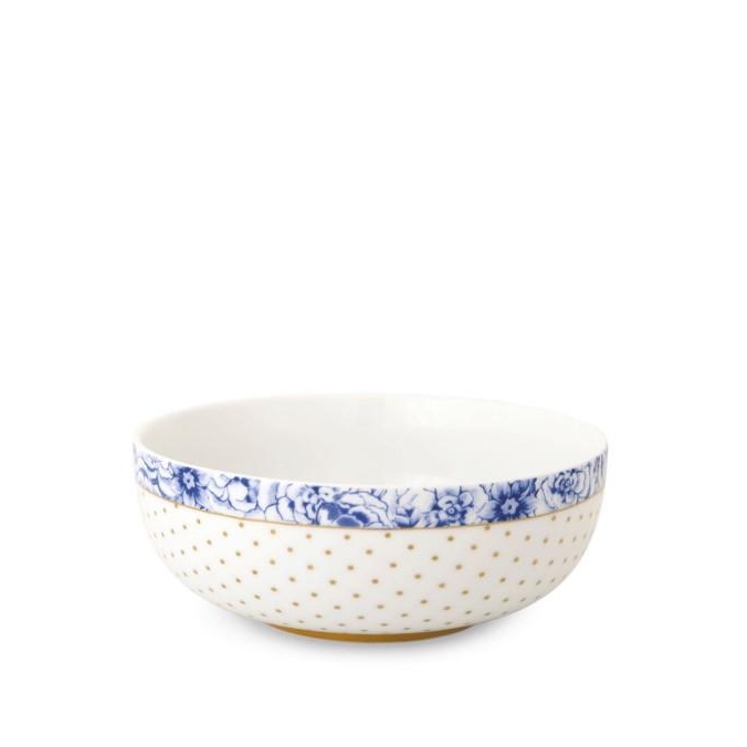 ΜΠΟΛ ROYAL ΛΕΥΚΟ ΜΕ ΧΡΥΣΟ ΣΕΤ 6 ΤΜΧ Πορσελάνη Φ15xh3.5