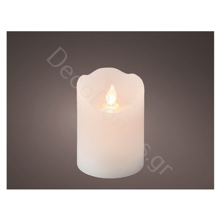 ΛΕΥΚΟ ΚΕΡΙ LED Συνθετικό Φ7.5xh10