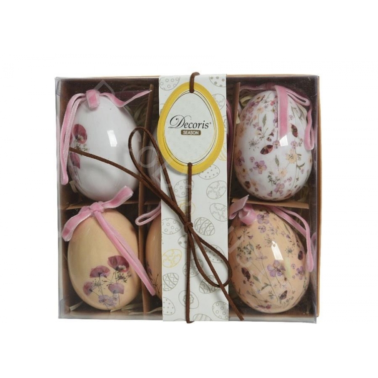 ΑΥΓΑ ΣΕΤ 6 ΤΜΧ ΛΕΥΚΑ-ΙΒΟΥΑΡ Συνθετικό Φ5xh7.5