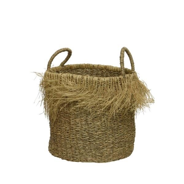 ΚΑΛΑΘΙ ΨΑΘΙΝΟ ΜΕ ΦΥΣΙΚΑ ΚΡΟΣΙΑ ΜΕΣΣΑΙΟ Ψάθα Φ30xh30
