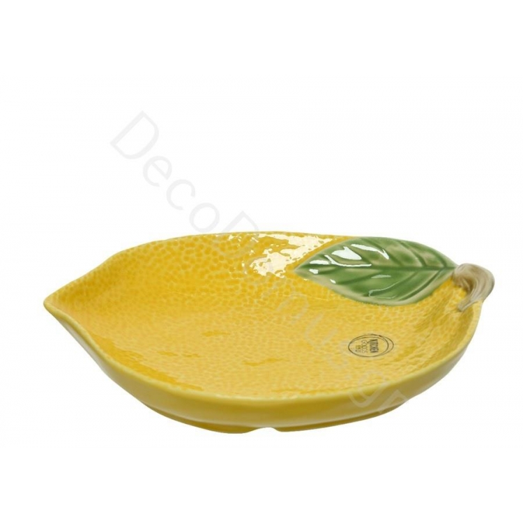 ΠΙΑΤΕΛΑ ΚΙΤΡΙΝΗ ΛΕΜΟΝΙ Πορσελάνη 22x18xh4.5