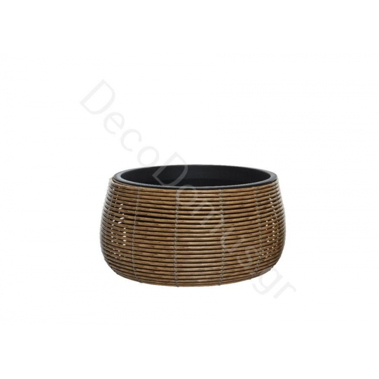 ΚΑΣΠΟ ΣΤΡΟΓΓΥΛΟ ΑΠΟ ΡΑΤΑΝ ΜΕΓΑΛΟ Συνθετικό Φ48xh24