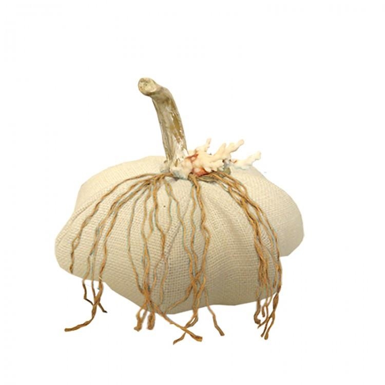 ΚΟΛΟΚΥΘΑ ΛΕΥΚΗ ΛΙΝΗ ΜΕ ΚΟΡΑΛΙΑ ΚΑΙ ΣΧΟΙΝΙ Συνθετικό Φ20xh19