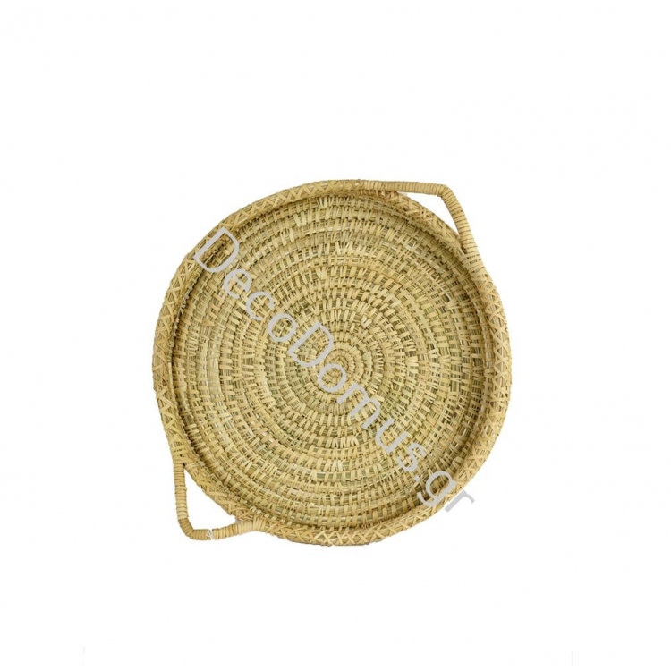 ΧΕΙΡΟΠΟΙΗΤΟΣ ΔΙΣΚΟΣ ΨΑΘΙΝΟΣ ΜΕ ΧΕΡΟΥΛΙ ΜΕΣΑΙΟΣ Ψάθα Φ38xh6