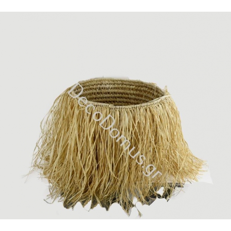 ΧΕΙΡΟΠΟΙΗΤΟ ΚΑΛΑΘΙ ΨΑΘΙΝΟ ΜΕ ΚΡΟΣΣΙΑ Ψάθα Φ58xh52