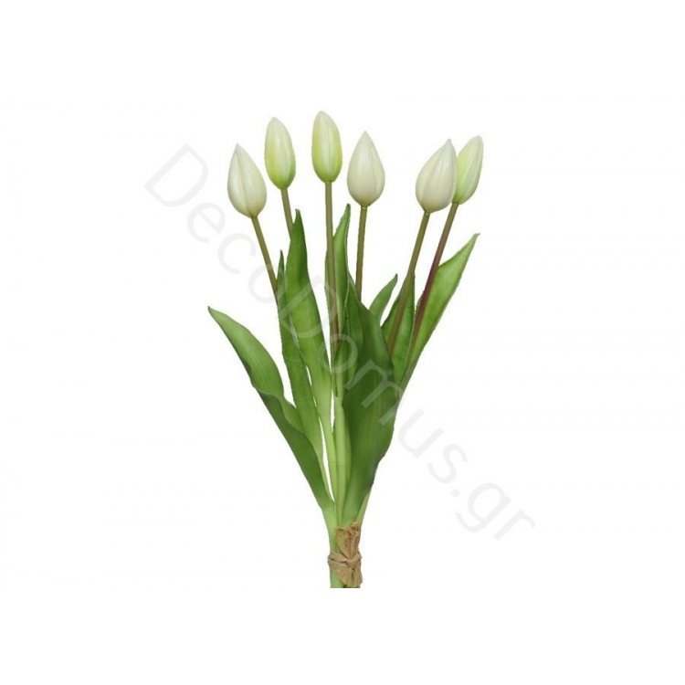 ΜΠΟΥΚΕΤΟ ΤΟΥΛΙΠΑ ΛΕΥΚΗ Συνθετικό 10x10xh40