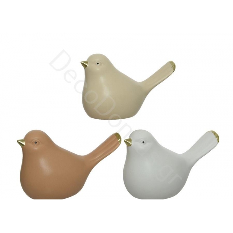 ΔΙΑΚΟΣΜΗΤΙΚΟ ΠΟΥΛΑΚΙ 3 ΧΡΩΜΑΤΑ Πορσελάνη 16.2x8.6xh10.4