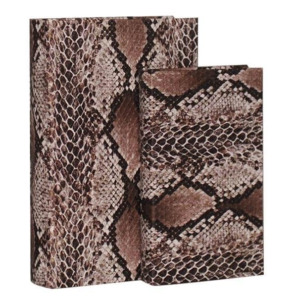 ΒΙΒΛΙΟ ΚΟΥΤΙ ΔΙΑΚΟΣΜΗΤΙΚΟ CROCO ΜΕΓΑΛΟ Χαρτί 27*18*Υ7 ΕΚ.