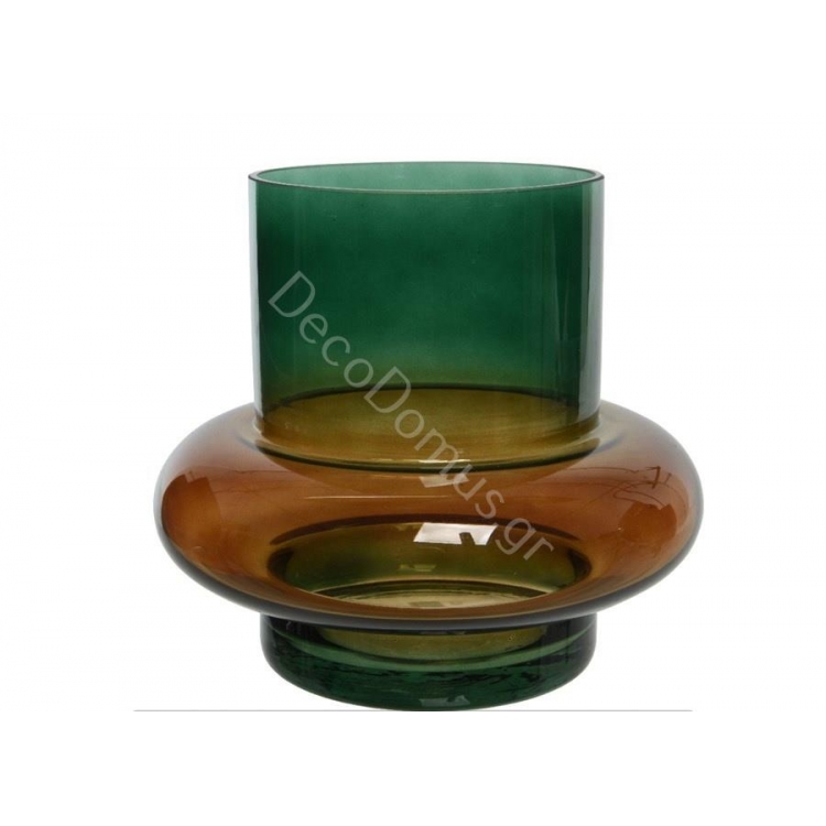 ΒΑΖΟ ΔΙΑΚΟΣΜΗΤΙΚΟ ΔΙΑΒΑΘΝΗΣΗ ΧΡΩΜΑΤΟΣ Γυαλί 16*16*Υ15 ΕΚ.