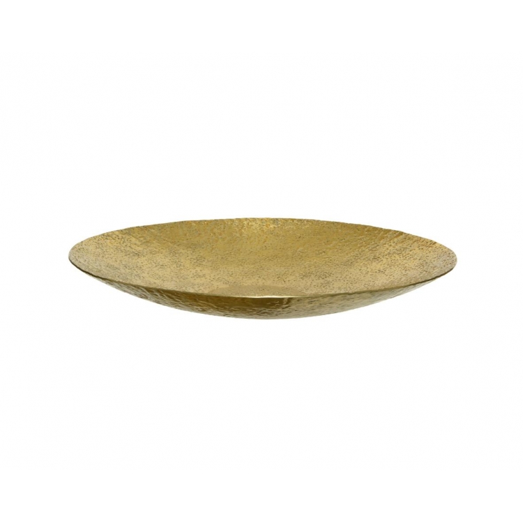 ΜΠΟΛ ΑΛΟΥΜΙΝΙΟΥ ΣΤΡΟΓΓΥΛΟ ΧΡΥΣΟ ΣΦΥΡΗΛΑΤΟ Φ36cm - KAEMINGK Αλουμίνιο 36*Y6.5