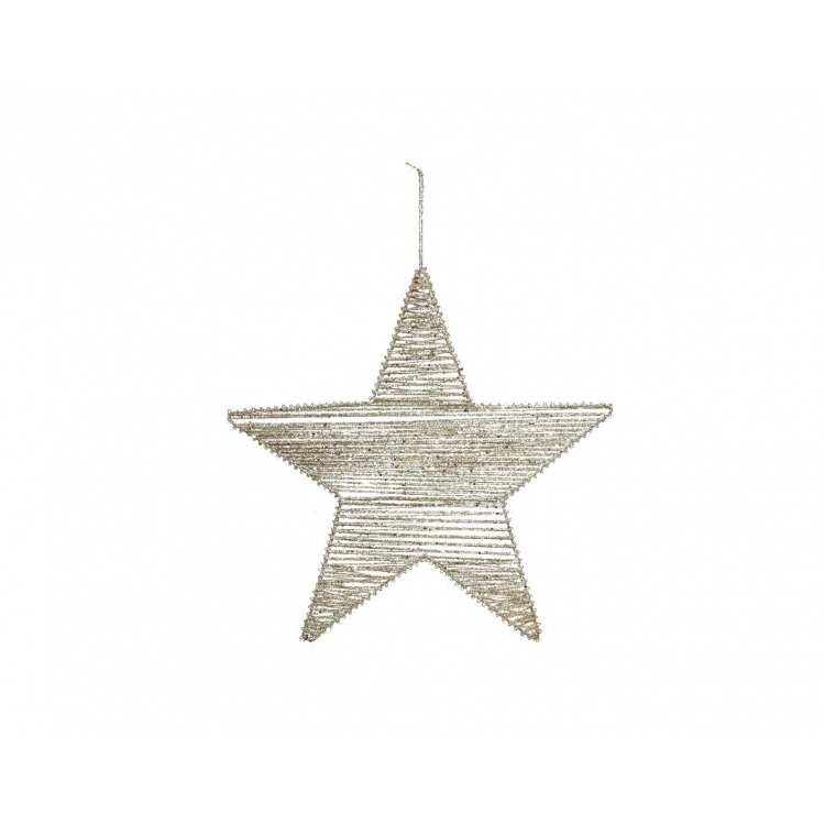 ΧΡΙΣΤΟΥΓΕΝΝΙΑΤΙΚΟ ΣΤΟΛΙΔΙ ΑΣΤΕΡΙ ΣΑΜΠΑΝΙΖΕ - KAEMINGK Μέταλλο 40*40