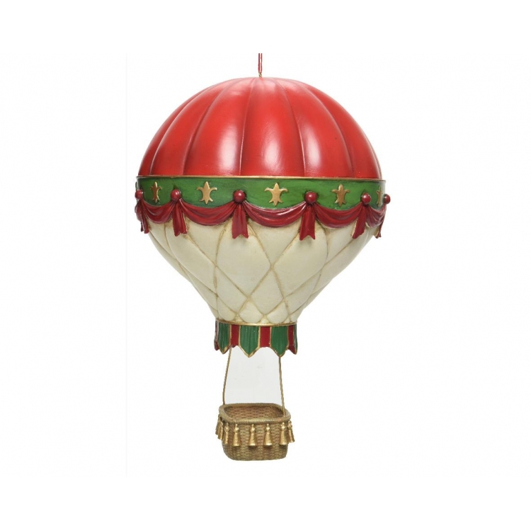 ΔΙΑΚΟΣΜΗΤΙΚΟ ΚΟΚΚΙΝΟ ΑΕΡΟΣΤΑΤΟ POLYRESIN - KAEMINGK Συνθετικό 17*17*Y25.5