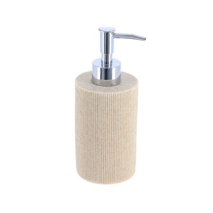 DISPENSER ΜΠΑΝΙΟΥ POLYRESIN ΕΚΡΟΥ Συνθετικό 7.5*18