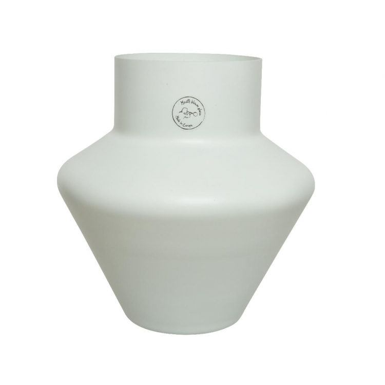 ΒΑΖΟ ΓΥΑΛΙΝΟ ΛΕΥΚΟ - KAEMINGK Γυαλί 24*24*Y24