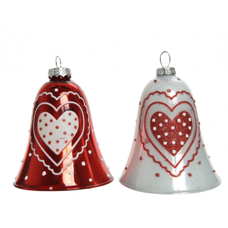 ΧΡΙΣΤΟΥΓΕΝΝΙΑΤΙΚΟ ΣΤΟΛΙΔΙ ΚΑΜΠΑΝΑ ΓΥΑΛΙΝΗ - KAEMINGK Γυαλί 6.7*6.7*Y7.6