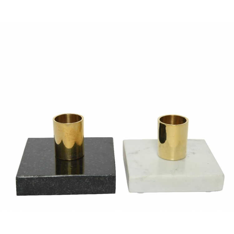 ΚΗΡΟΠΗΓΙΟ - ΡΕΣΟ ΜΑΡΜΑΡΙΝΟ ΜΕ ΕΠΙΧΡΥΣΩΜΕΝΟ ΑΛΟΥΜΙΝΙΟ - KAEMINGK Αλουμίνιο 7.5*2.5*Υ5