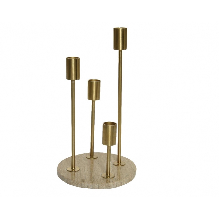 ΚΗΡΟΠΗΓΙΟ ΜΕ ΧΡΥΣΟ ΜΕΤΑΛΛΟ ΚΑΙ ΜΑΡΜΑΡΙΝΗ ΒΑΣΗ - KAEMINGK Μέταλλο 15*15*Y28