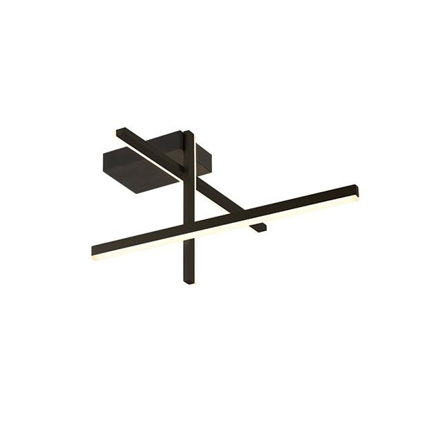 ΦΩΤΙΣΤΙΚΟ ΟΡΟΦΗΣ LED ΜΑΥΡΟ ΣΑΓΡΕ 23W 3000K ΑΛΟΥΜΙΝΙΟ Μέταλλο 50x50xh30