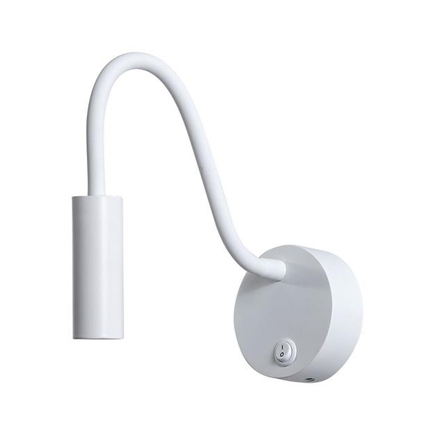 ΑΠΛΙΚΑ LED ΕΣΩΤΕΡΙΚΟΥ ΧΩΡΟΥ ΜΕ ΣΤΙΚ ΔΙΑΒΑΣΜΑΤΟΣ ΜΕ ΕΥΚΑΜΠΤΟ ΒΡΑΧΙΟΝΑ ΣΕ ΛΕΥΚΗ ΜΑΤ ΑΠΟΧΡΩΣΗ Μέταλλο 8x8xh20-26