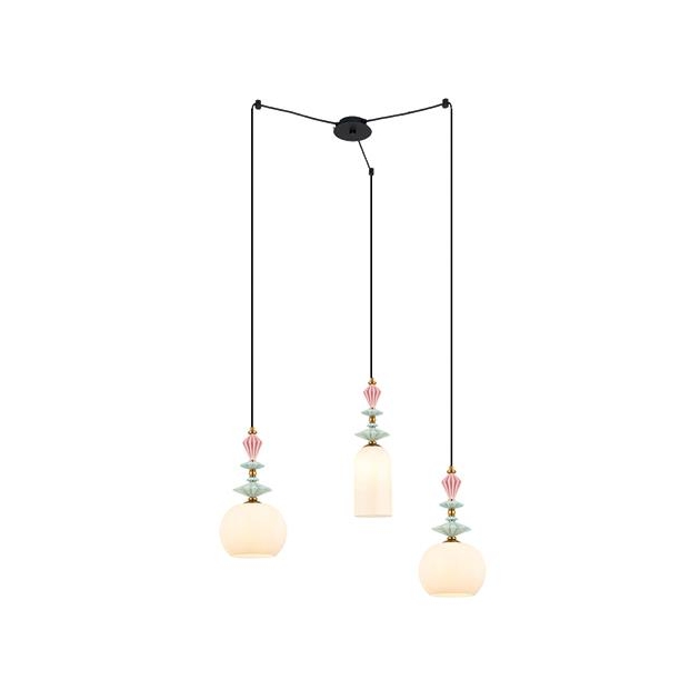 ΚΡΕΜΑΣΤΟ ΤΡΙΦΩΤΙΟ ΦΩΤΙΣΤΙΚΟ ΜΑΥΡΟ ΣΑΓΡΕ ΚΑΙ ΜΠΡΟΥΤΖΙΝΕΣ ΛΕΠΤΟΜΕΡΕΙΕΣ, ΛΕΥΚΗ ΟΠΑΛΙΝΑ, ΚΕΡΑΜΙΚΑ ΣΙΕΛ ΚΑΙ ΣΟΜΟΝ ΣΤΟΙΧΕΙΑ Μέταλλο 80x80xh140