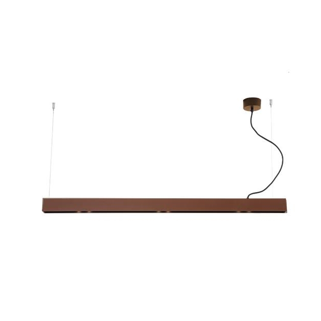 ΚΡΕΜΑΣΤΟ ΦΩΤΙΣΤΙΚΟ LED ΡΑΓΑ ΣΕ ΚΟΡΤΕΝ ΚΑΦΕ ΒΑΦΗ ΜΕ ΑΝΩ ΚΑΙ ΚΑΤΩ ΦΩΤΙΣΜΟ Αλουμίνιο 142x4.8xh7.8