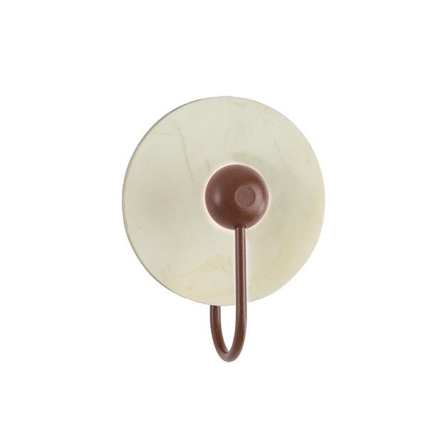 ΑΠΛΙΚΑ ΤΟΙΧΟΥ LED ΜΕ ΚΟΡΤΕΝ ΚΑΦΕ ΒΑΦΗ ΚΑΙ ΛΕΥΚΟ ΜΑΡΜΑΡΟ Μέταλλο 16x11xh20