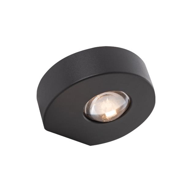 ΑΠΛΙΚΑ ΕΞΩΤΕΡΙΚΟΥ ΧΩΡΟΥ ΜΕ ΕΝΣΩΜΑΤΩΜΕΝΟ LED ΣΕ ΑΠΟΧΡΩΣΗ ΓΡΑΦΙΤΗ Αλουμίνιο 13x12xh5.1