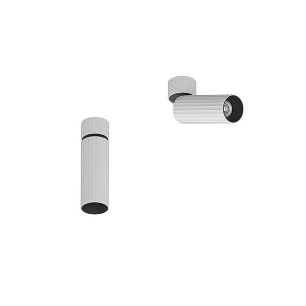 LED ΣΠΟΤ ΟΡΟΦΗΣ ΛΕΥΚΟ ΜΑΤ ΜΕ ΜΑΥΡΟ ΔΑΧΤΥΛΙΔΙ Αλουμίνιο 4.5x15xh4.5