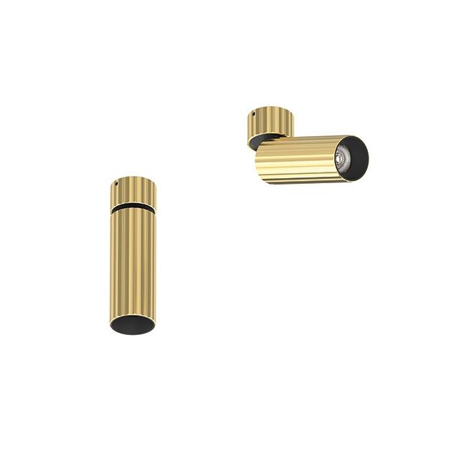 LED ΣΠΟΤ ΟΡΟΦΗΣ ΟΡΕΙΧΑΛΚΙΝΟ ΣΑΓΡΕ ΜΕ ΜΑΥΡΟ ΔΑΧΤΥΛΙΔΙ Αλουμίνιο 4.5x15xh4.5