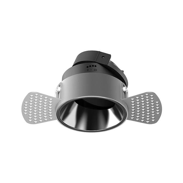 TRIMLESS ΚΙΝΟΥΜΕΝΟ ΣΠΟΤ ΕΣΩΤΕΡΙΚΟΥ ΧΩΡΟΥ ΛΕΥΚΟ ΣΑΓΡΕ ΚΑΙ ΜΑΥΡΟ ΧΡΩΜΙΟ ΜΕ ΕΠΙΛΟΓΗ ΚΑΛΥΜΜΑΤΟΣ Η ΑΝΑΚΛΑΣΤΗΡΑ Αλουμίνιο 8.5x8.5xh7