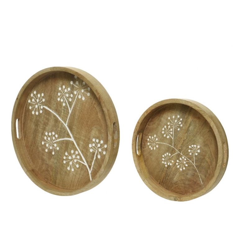 ΔΙΣΚΟΣ ΞΥΛΙΝΟΣ ΜΕ ΑΝΑΓΛΥΦΑ ΛΟΥΛΟΥΔΙΑ ΜΙΚΡΟΣ Ξύλο Φ30*4Υ