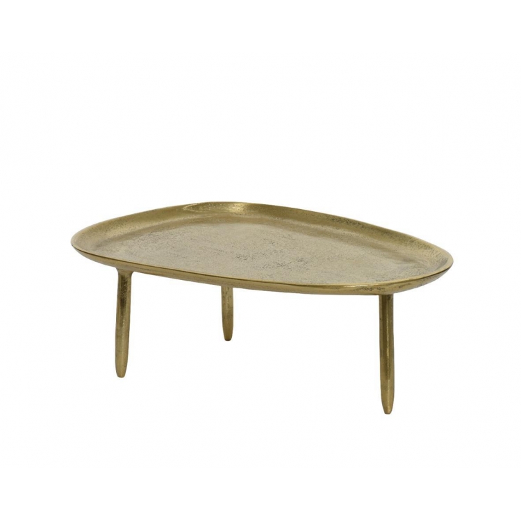 ΠΙΑΤΕΛΑ ΜΕ ΠΟΔΙ ΧΡΥΣΗ ΜΙΚΡΗ Μέταλλο 27*20*15Y