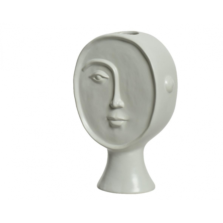 ΒΑΖΟ ΠΡΟΣΩΠΟ ΛΕΥΚΟ Πορσελάνη 16.1*6.5*23.2Y