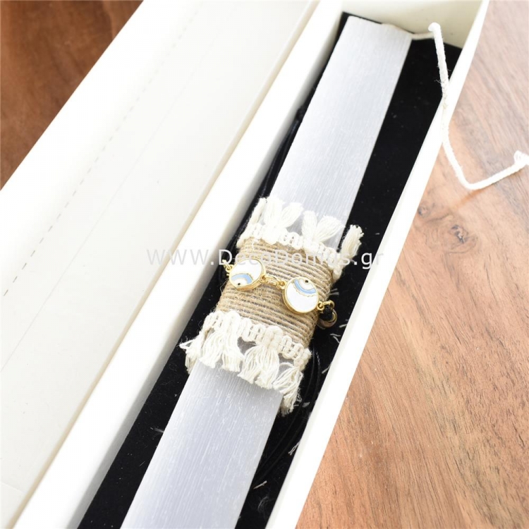 ΛΑΜΠΑΔΑ ΑΡΩΜΑΤΙΚΗ ΓΚΡΙ/ΛΙΛΑ ΜΕ BΡΑΧΙΟΛΙ ΣΤΡΟΓΓΥΛΟ AMELIE Αρωματικό Κερί 3*1.5*25