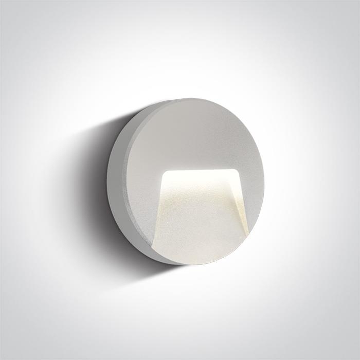 LED WALL LIGHT 3W WW DARK LIGHT IP65 230V 13 Wall & Ceiling LED>Outdoor Dark Lights One Light Συνθετικό ΔΙΑΜΕΤΡΟ Φ13.5* *3 ΕΚ.