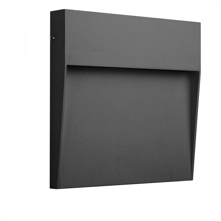 STEP LIGHT OUTDOOR LED IP54 LED 3W - 3000K - 210 LMS - 220-240V~50/60Hz Αλουμίνιο 10.5*10.5*2.2 ΕΚ.