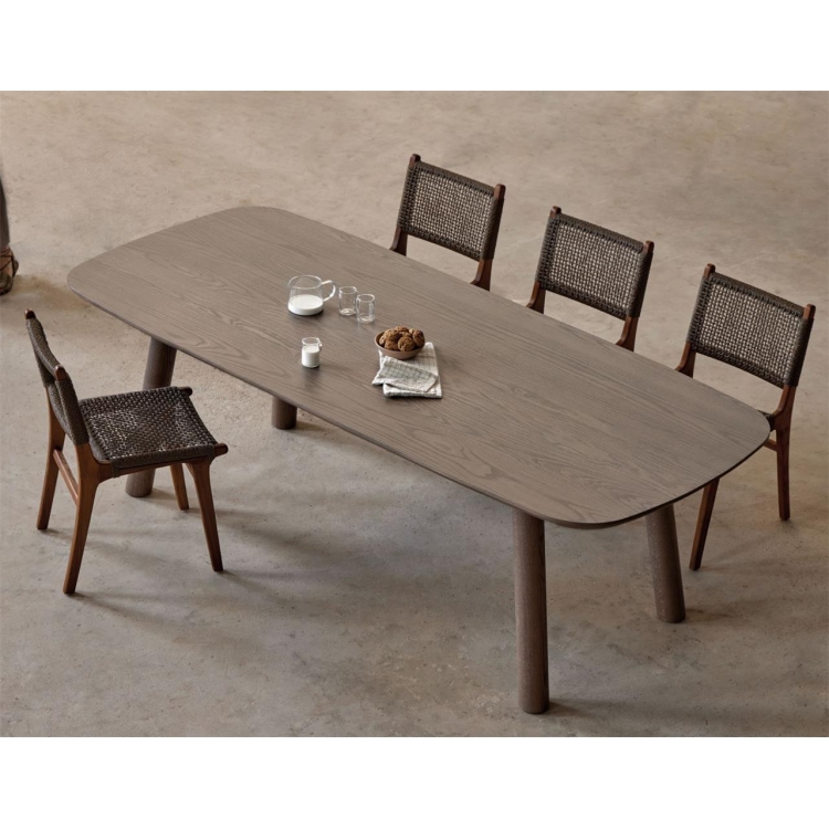 Τραπεζαρία Mesa Boston Roble-EXPORTJUNK Ξύλο 180 cm x 100 cm x 75 cm