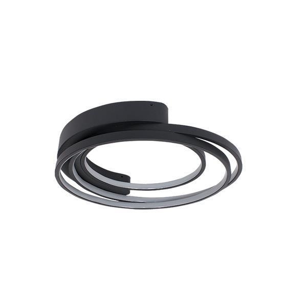 ARTE ILLUMINA ΠΛΑΦΟΝΙΕΡΑ LED 30W ΜΑΥΡΗ 3CCT Μέταλλο 50*45.3*9.4Υ