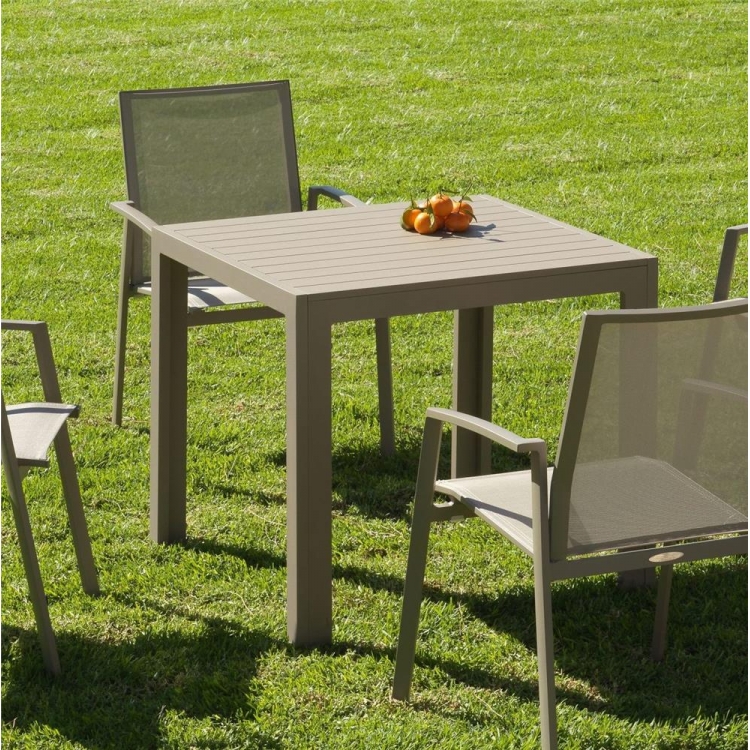 FARO ΤΡΑΠΕΖΑΡΙΑ - Arkimueble Αλουμίνιο 80cm x 75cm x 80cm.