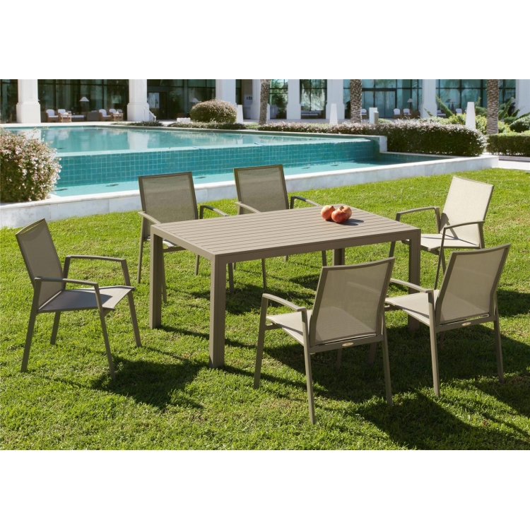 FARO ΤΡΑΠΕΖΑΡΙΑ  - Arkimueble Αλουμίνιο Κλειστό 180 cm x 77 cm x 100 c