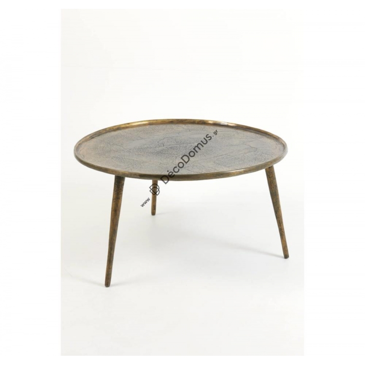 ΤΡΑΠΕΖΙ ΣΑΛΟΝΙΟΥ - ΒΟΗΘΙΤΙΚΟ BABINA ΑΝΤΙΚΕ ΜΠΡΟΝΖΕ Light&Living Αλουμίνιο 67.5*Y37