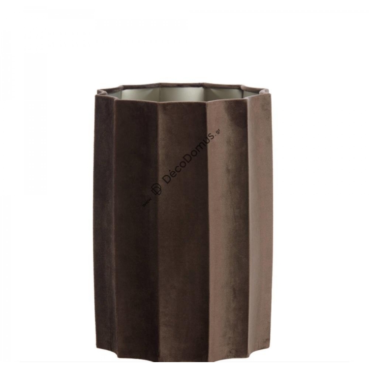 KΑΠΕΛΟ DISLI ΦΩΤΙΣΤΙΚΟΥ ΒΕΛΟΥΔΙΝΟ ΣΚΟΥΡΟ ΚΑΦΕ Light&Living Βελούδο 24*24*Y35